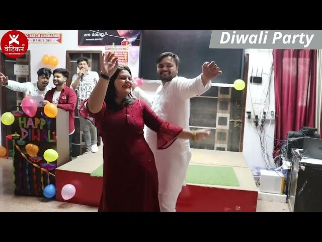 Diwali Celebration with Vatican Institute,Rohtak _Dance Perfomance by Parvin Sir and Sheetal Mam