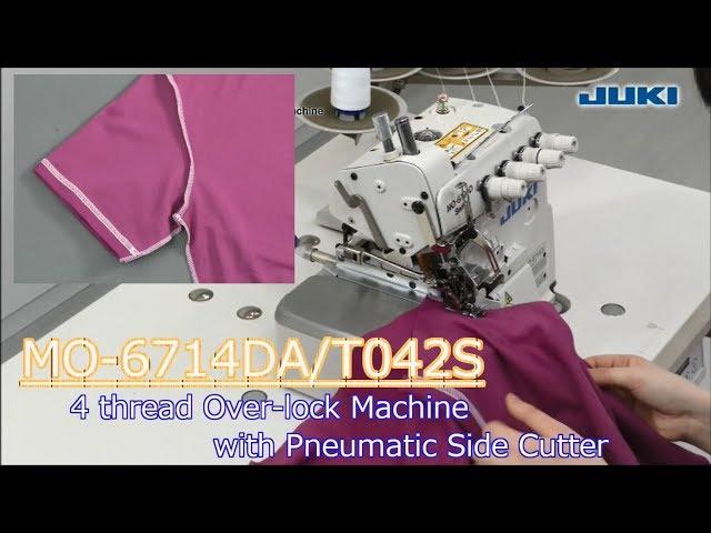 JUKI - MO-6714DA/T042S  - 4 thread Overlock Machine with Pneumatic side cutter(T042S)