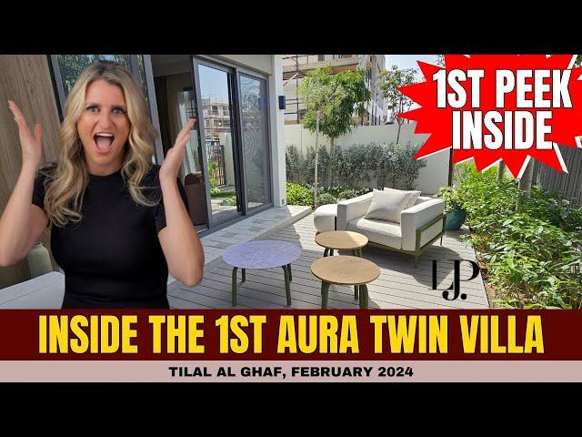 Inside the 1st Aura Twin Villa, Tilal Al Ghaf Feb 2024