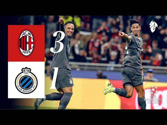 Pulisic and a Reijnders brace for the win | AC Milan 3-1 Club Brugge | Highlights #ChampionsLeague