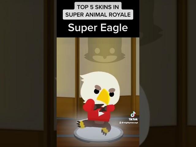 Top 5 Skins In Super Animal Royale #youtubeshorts