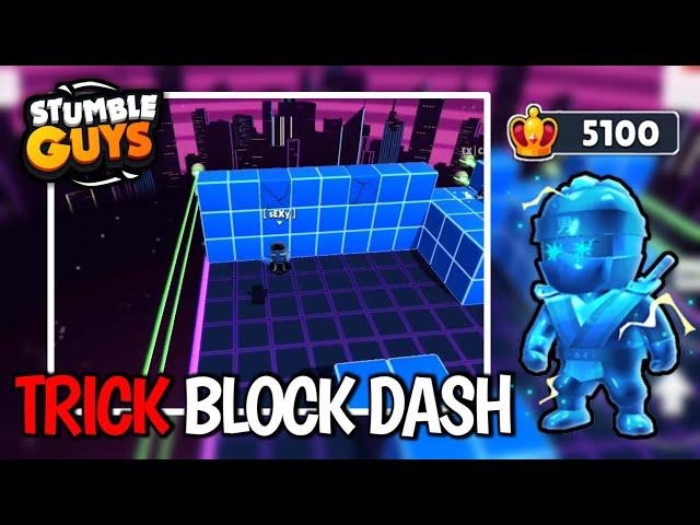 New OP Trick Block Dash | Winning 5100 Crowns | - Stumble Guys