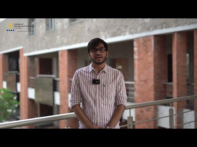 PGDM Financial Management at IMT Hyderabad || Student Testimonial- Nikhil Agarwal