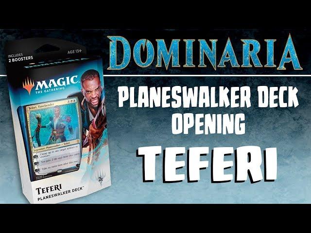 MTG - Dominaria: Teferi "Timebender" Planeswalker Deck Opening