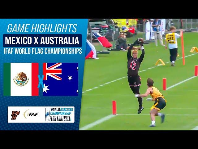 MEXICO X AUSTRALIA | IFAF WORLD FLAG CHAMPIONSHIP 2024 | Game Highlights