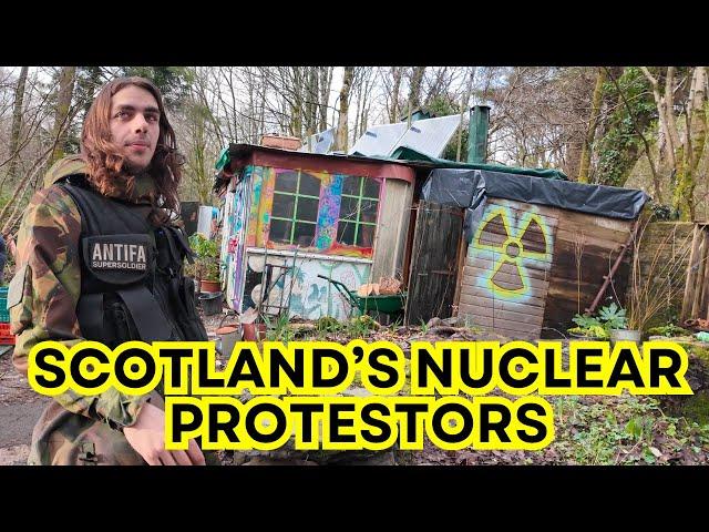 SCOTLAND'S NUCLEAR PROTESTORS - EXPLORING FASLANE PEACE CAMP