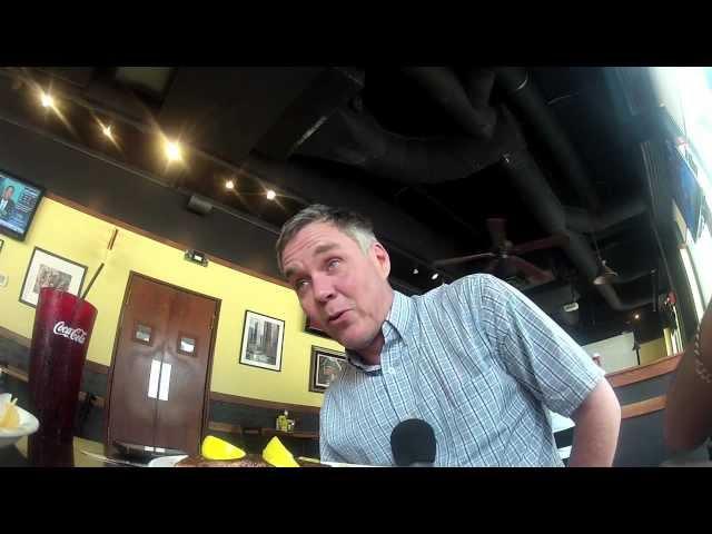 A day a long the Dart Train Line First Stop Press Box Grill Downtown Dallas EP 1