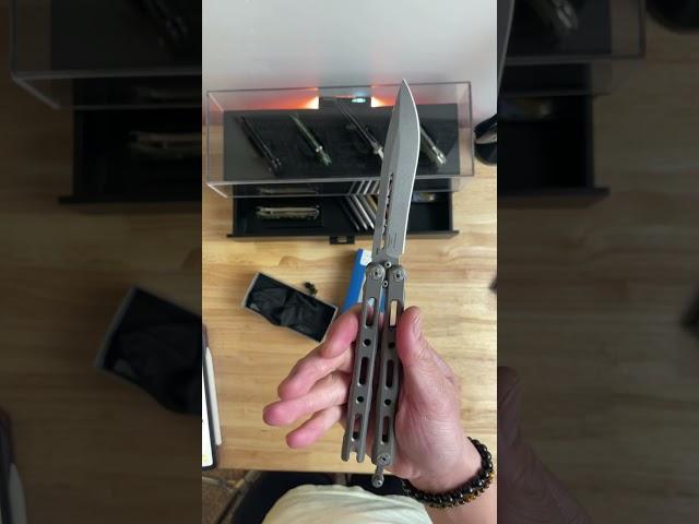 Benchmade Butterfly Knife (85 Ti Bali-Song) #shorts #youtubeshorts