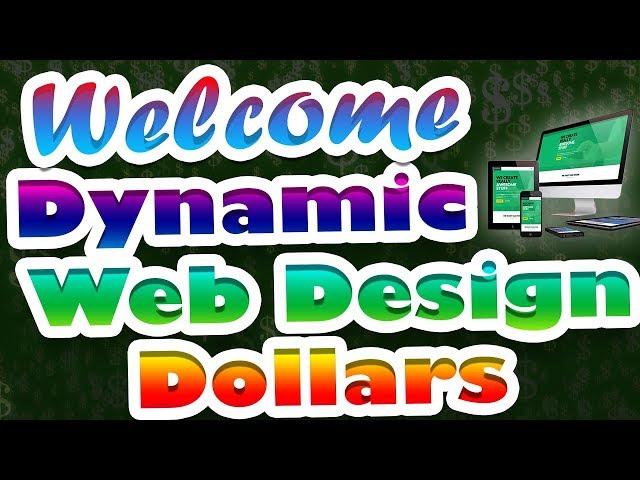 Dynamic Web Design Dollars - Thank You!