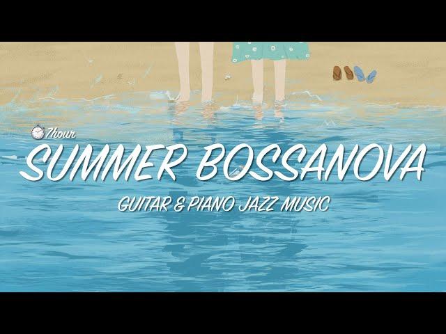 (중간광고 )‍️방구석 해변음악(망할코로나) l 카페음악, 매장음악 l Guitar Bossanova Music l relaxing jazz piano music