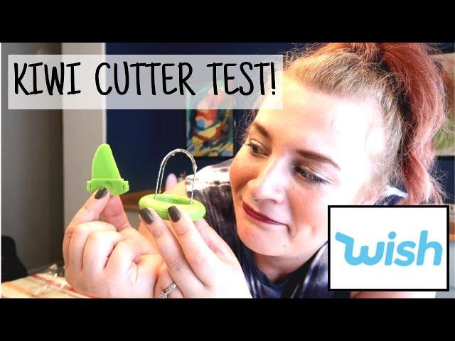 KIWI FRUIT CUTTER / SLICER TEST FROM WISH! FREE WISH KITCHEN GADGET REVIEW!