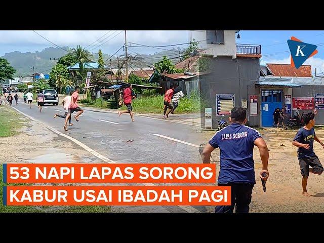 53 Napi Kabur dari Lapas Sorong, Pj Gubernur Papua Barat Daya Imbau agar Napi Serahkan Diri