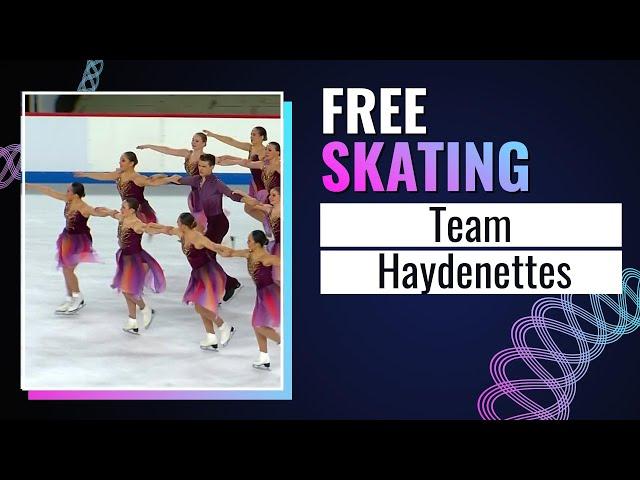 Team HAYDENETTES (USA) | Free Skating | Zagreb 2024 | #WorldSynchro