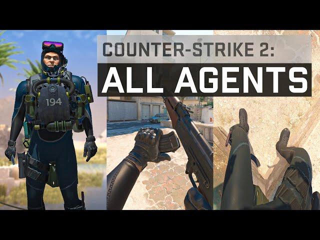 All Agents + Hands and Legs in Counter-Strike 2. Source 2 Engine