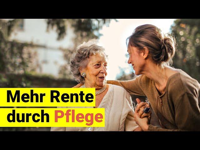 Was bringt Pflege für die Rente?