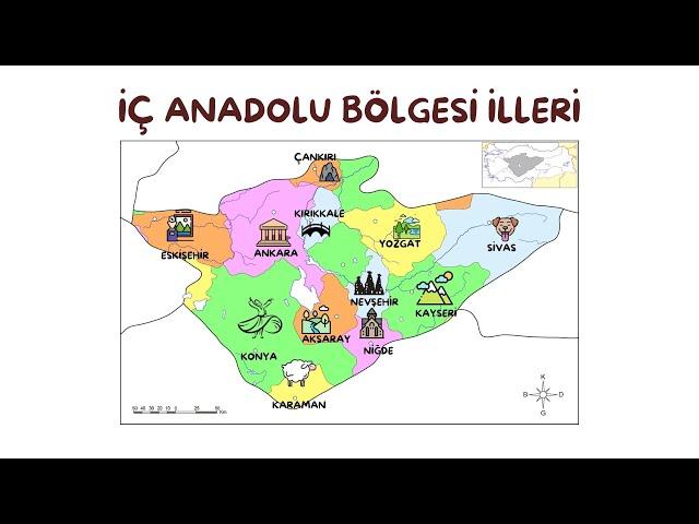 İç Anadolu Bölgesi İlleri _ Öğrenciler İçin Öğretici Şiir (Youtube Kids)