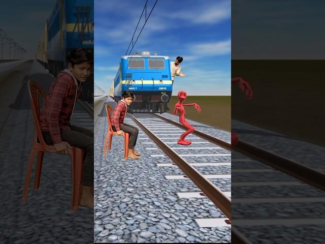 Cartoon dancing on the truck vs train - Funny magic video