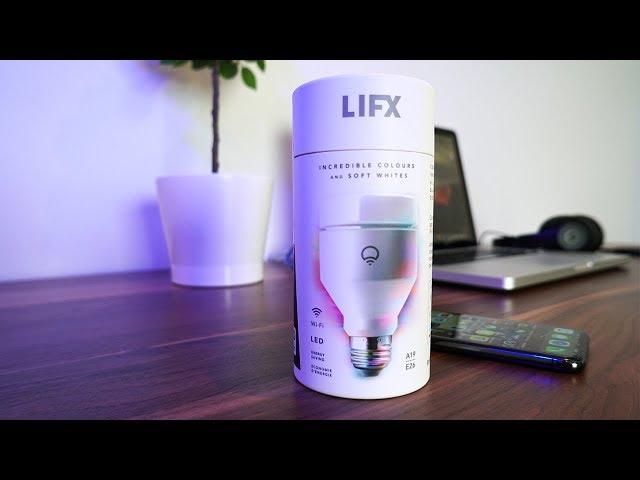 LIFX A19 wifi smart light unboxing