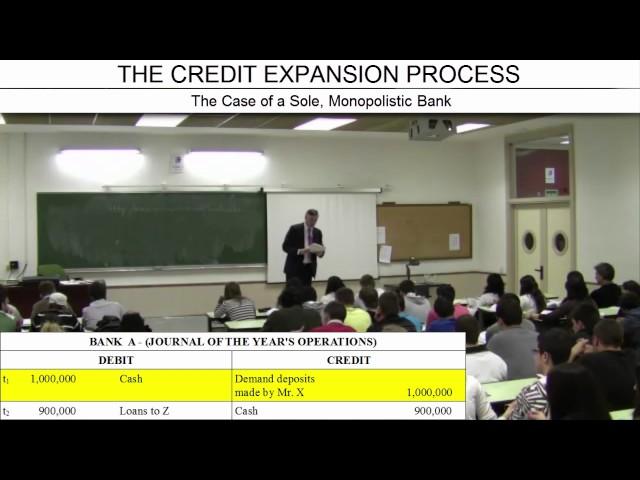 Day 26 (video 4) - The Bank Multiplier (1/3) - The Case of a Sole, Monopolistic Bank