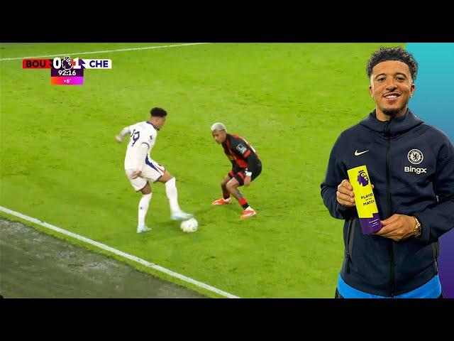 Jadon Sancho MOTM Performance in his Chelsea Debut!!