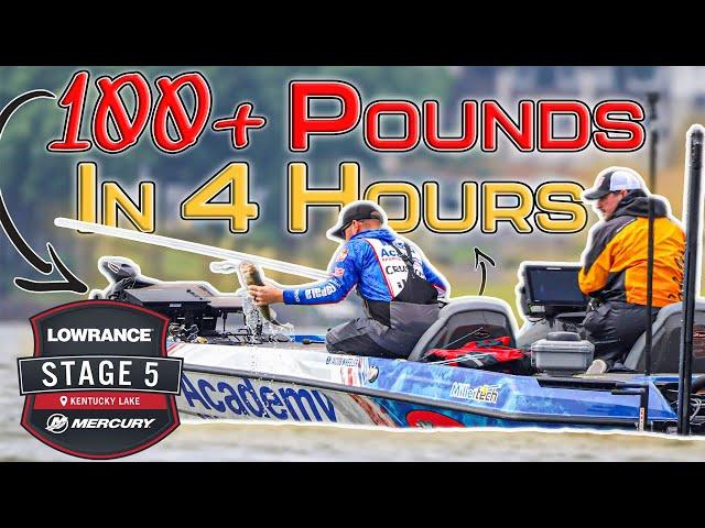 Two Days of Chaos - Nearly 100 Pounds Before Lunch!!! ( Stage 5 Kentucky Lake, KY Day 1 Tournament )