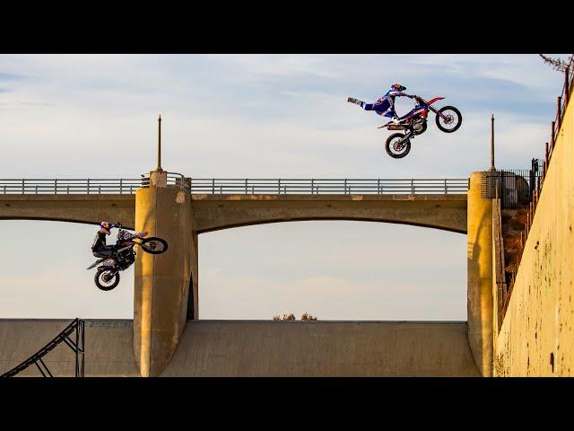 Urban MX Freeride in LA w/ Robbie Maddison & Tyler Bereman | Duct Out