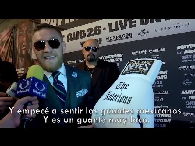 Conor McGregor talks about Cleto Reyes gloves