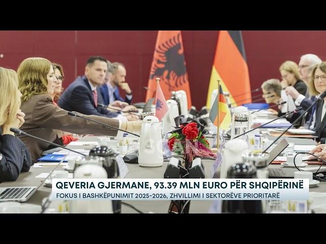 Qeveria gjermane, 93.39 mln euro për Shqipërinë – Fokus i bashkëpunimit 2025-2026, zhvillimi...