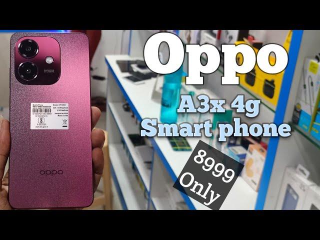 Oppo A3X 4g Smart Phone Unboxing and review & 8999 under smart phone