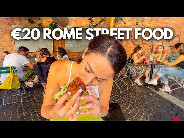 Top 5 Best Street Foods in Rome, Italy!  (€20 DIY Rome Food Tour)