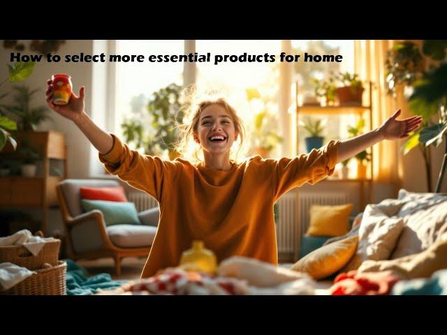 How to select more essential products for home