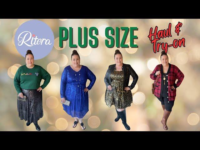 Ritera Plus-Size Holiday Fashion Haul | Festive Looks for Every Occasion! Try-on & Review