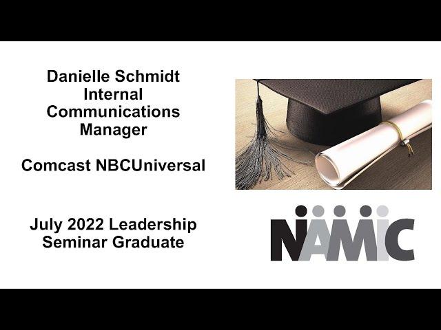 Danielle Schmidt - Leadership Seminar July 2022 - Graduation Reflection