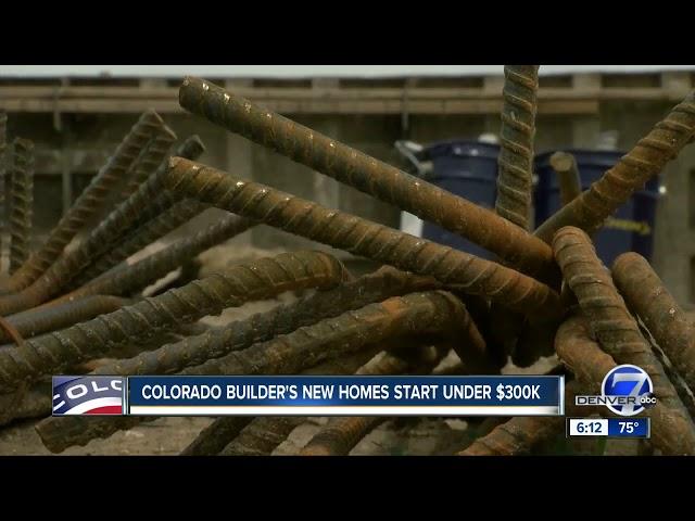 Colorado builder's new homes start under $300K