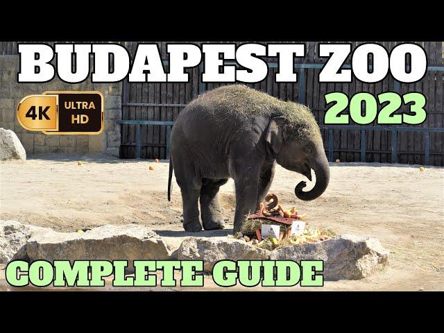BUDAPEST ZOO & BOTANIC GARDEN- COMPLETE TOUR - HUNGARY - 4K
