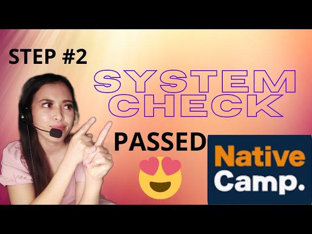 PASSED THE SYSTEM CHECK