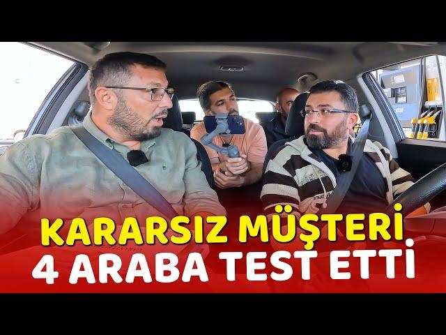 Kararsız Müşteri 4 Araba Test Etti - Hiç Beklenmedik Arabayı Aldı 