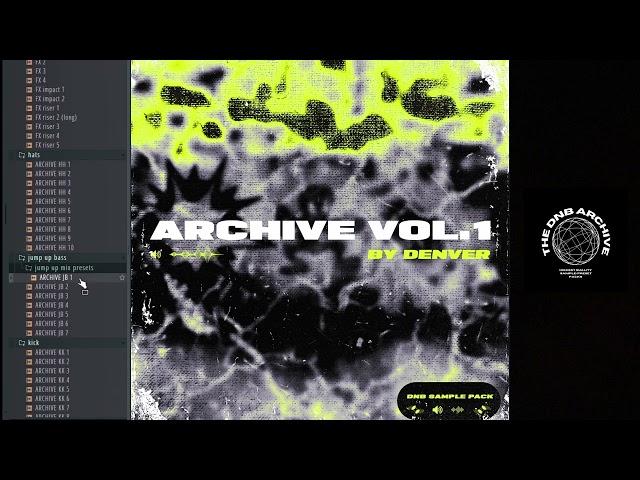 [FREE] Drum and Bass sample and preset pack | "ARCHIVE VOL. 1"