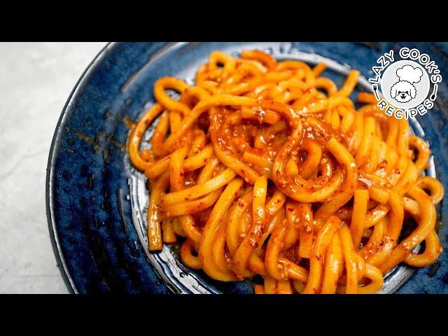  Udon In Peanut Butter Sauce | ‍‍ Lazy Cook's Recipes