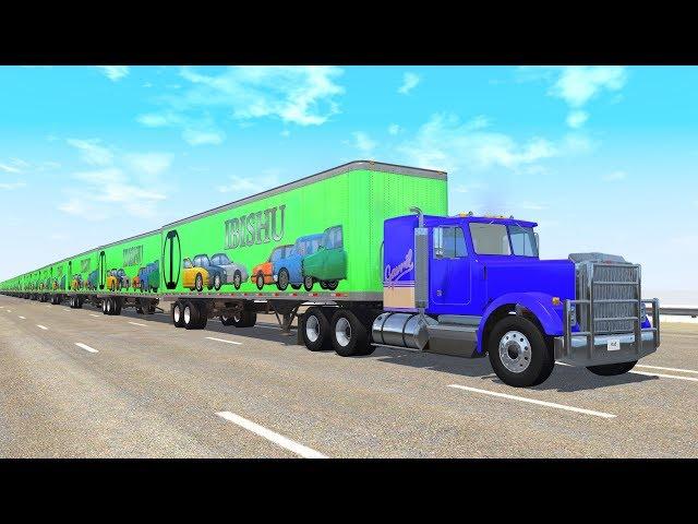 BeamNG Drive - Giant Truck 500 Meters Long