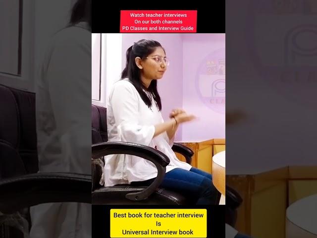 Kvs prt demo class in Interview #shorts | Primary school Demo l Interview Guide