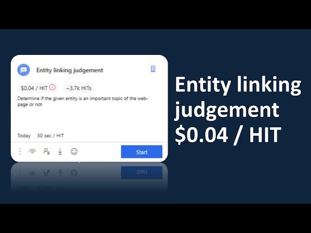 Entity linking judgement $0.04 / HIT | UHRS QUALIFICATION ANSWERS 2023 | #uhrs | #clickworker