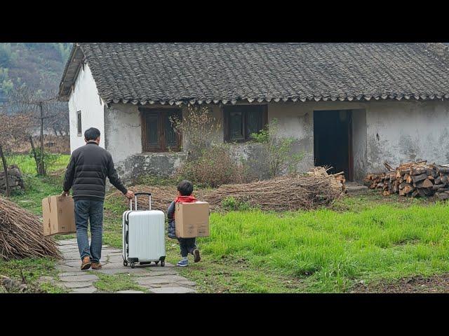 Divorced man renovates old house with children to start new life