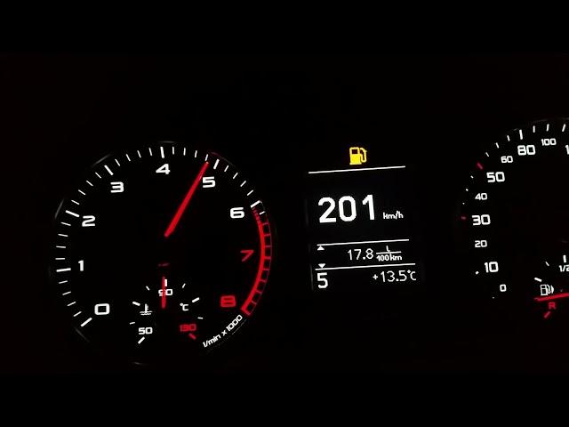 2016 Audi A1 Sportback 1.4 TFSI 0-200 Acceleration