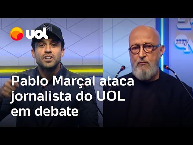 Debate: Pablo Marçal ataca colunista do UOL que questionou fala dele sobre 'idiotice'