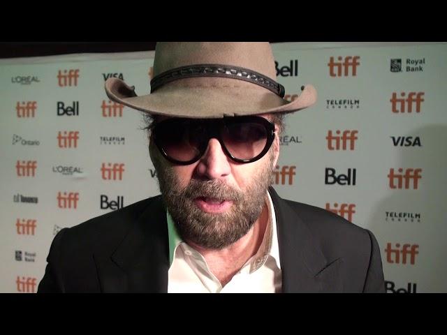 COLOR OUT OF SPACE Nicolas Cage World Premiere Interview with Robert Aaron Mitchell