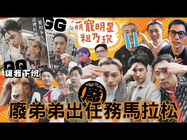 廢弟出任務全集一次看！余祥銓 鹿希派 各務孝太 挑戰各種難題馬拉松衝衝衝【 萌寵明星粗乃玩 】 @haveapetday