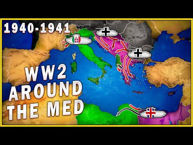 Land warfare around the Mediterranean: 1940-1941