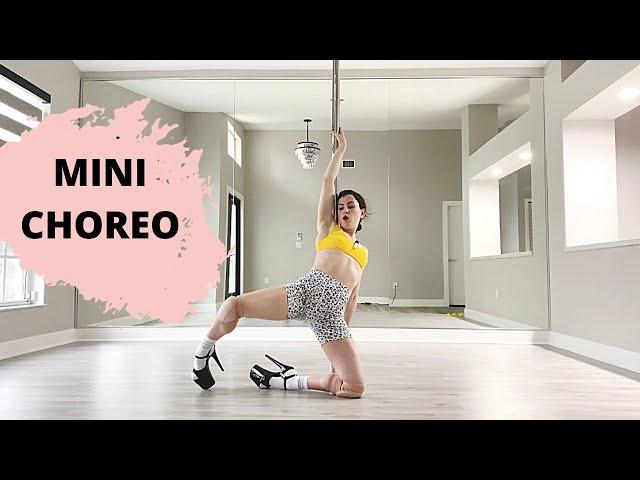 POLE DANCE CHOREOGRAPHY CLASS  - HEELS - Beginner/Intermediate Friendly