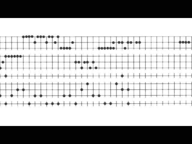 Xenakis Psappha pt. 2 of 2 score video with audio